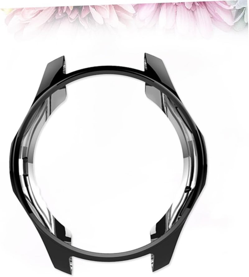 Gear Protective Cover Case Shock TPU Shell for Watch Black Ultra-Thin Design Easy Access to All Buttons and Ports - Image 3