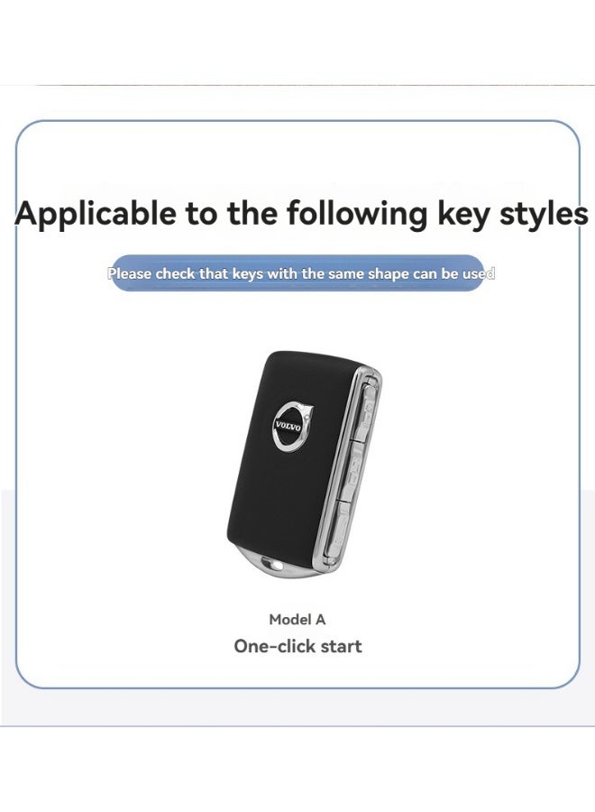 Volvo High end car key protection case suitable for Volvo's new xc60/xc40/s60/s90/xc90/v60/v90 car key shell case - Image 2