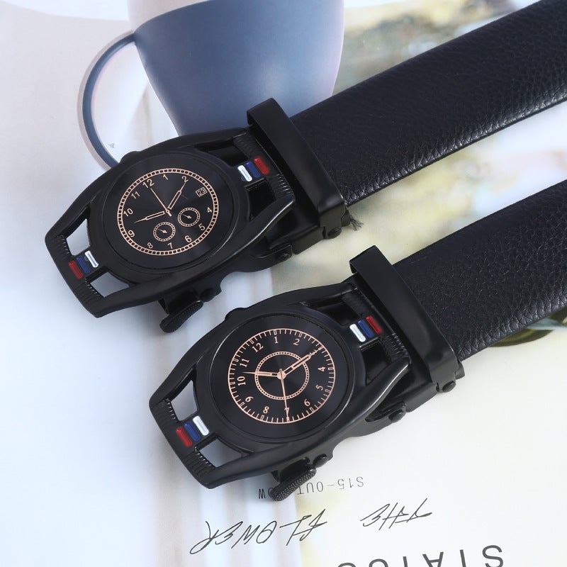 New Belt Men'S Business Casual Automatic Buckle Belt Street Stall Popular Supply Versatile Trousers Belt Manufacturer - Image 5