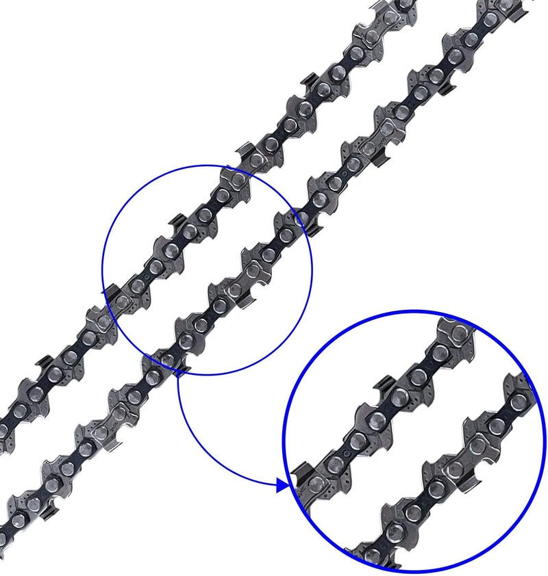Opuladuo 2PC 10" Pole Saw Chain Replacement for EGO PS1000 / PS1001 / PSX2510 10-Inch 56V Pole Saw- 1/4" - .043" - 56 DL - Image 4
