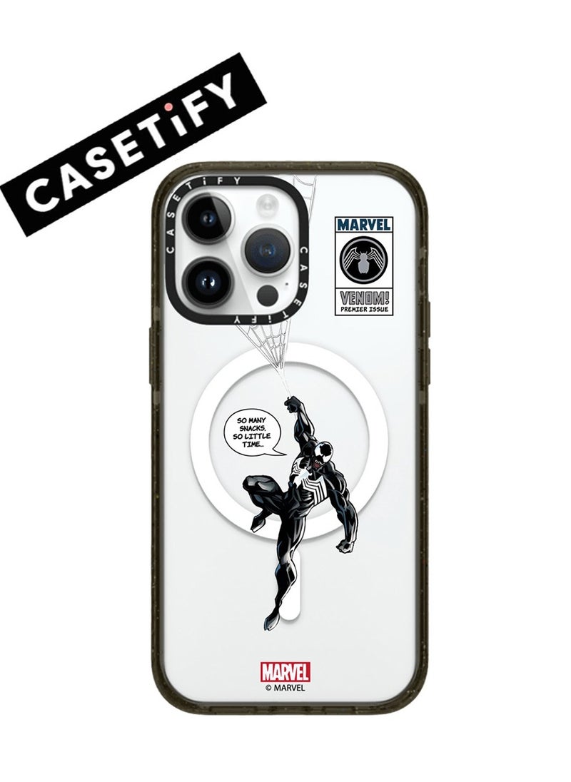 Casetify - Apple iPhone 14 Pro Max Case,Hanging Venom Magnetic Adsorption Phone Case - Semi transparent - Image 1