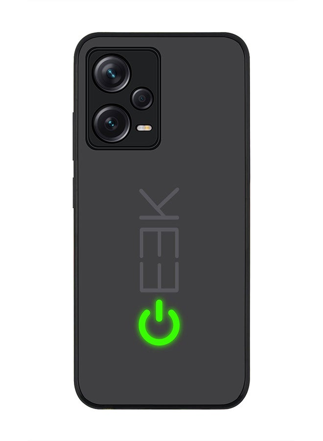 Stylizedd Rugged Black edge case for Redmi Note 12 Pro 5G Slim fit Soft Case Flexible Rubber Edges Anti Drop TPU Gel Thin Cover - Geek ON - Image 1