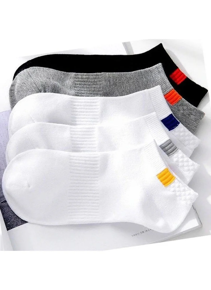 Zirve Çorap Bgk Unisex 5-pack Sports Booties Washed Socks