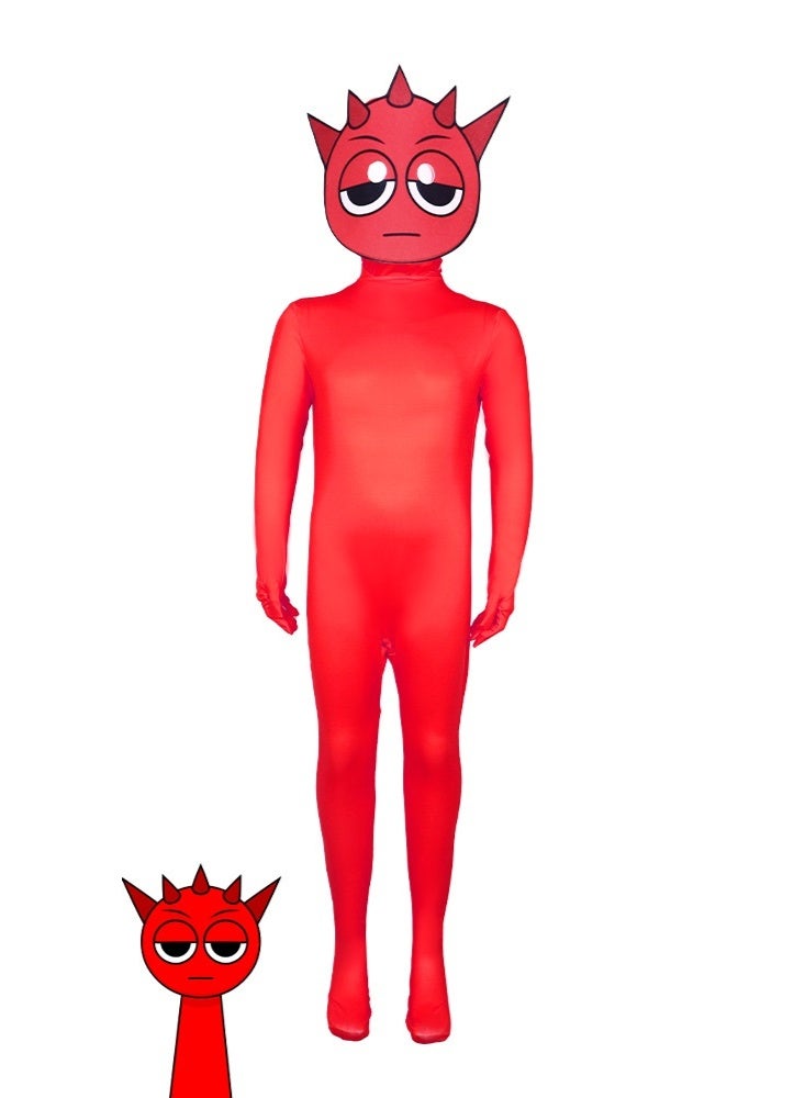 NIBEMINENT Plush rhythm box costume game peripheral close-fitting Halloween costume - Image 1