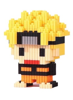 LELE BROTHER 630PCS Cartoon Naruto Building Bricks Set, Mini 3D Puzzles Cartoon Figures Building Toys Bricks Set, DIY Block Building, Assembling Building Block Suitable for Boys and Girls Aged 6 and Up  - Image 1