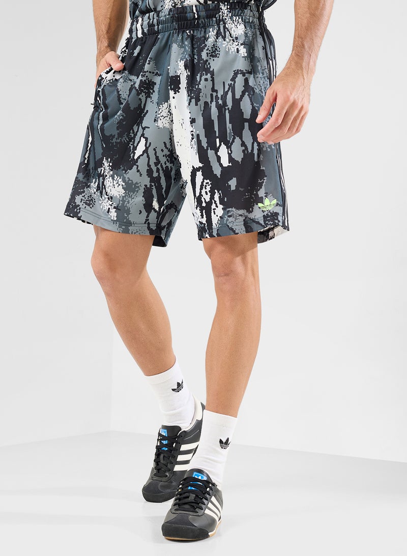 adidas Originals 9" Inseam Archive Aop Shorts  - Image 2
