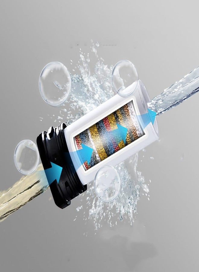 Beelee Shower Filters Replacement for Showerhead - 18-Stage Filter Cartridge Hard Water Softener for High Pressure Fixed Rain Showerhead - Reduces Chlorine and Heavy Metals（2-Pack） - Image 1