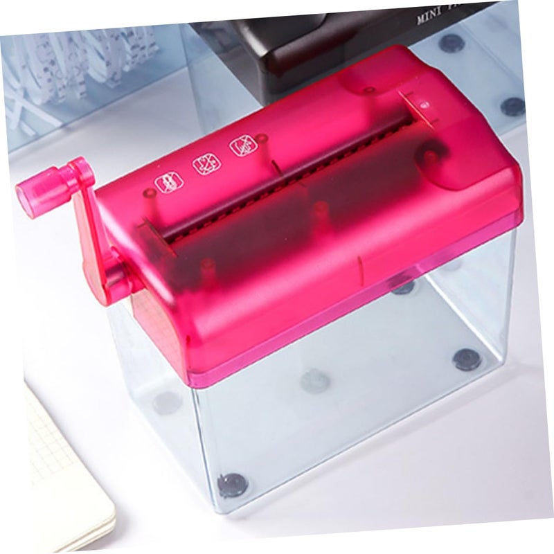 Compact Manual Paper Shredder Handheld Desktop for Home Office Document Security - Image 5