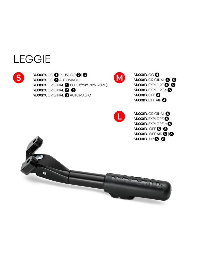 Woom Leggie Kickstand – Medium – Lightweight Aluminum – Easy Mount – Adjustable – For Woom 4 & Woom 5 - Image 5