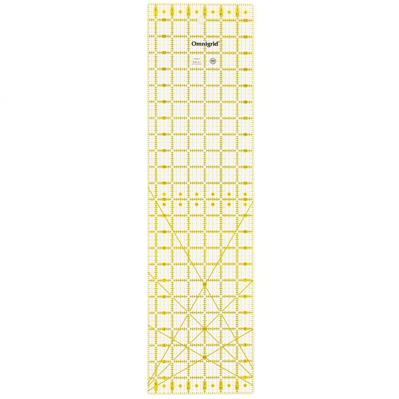 Omnigrid R6524 Ultimate Accuracy Ruler, 6-½" x 24" - Image 1