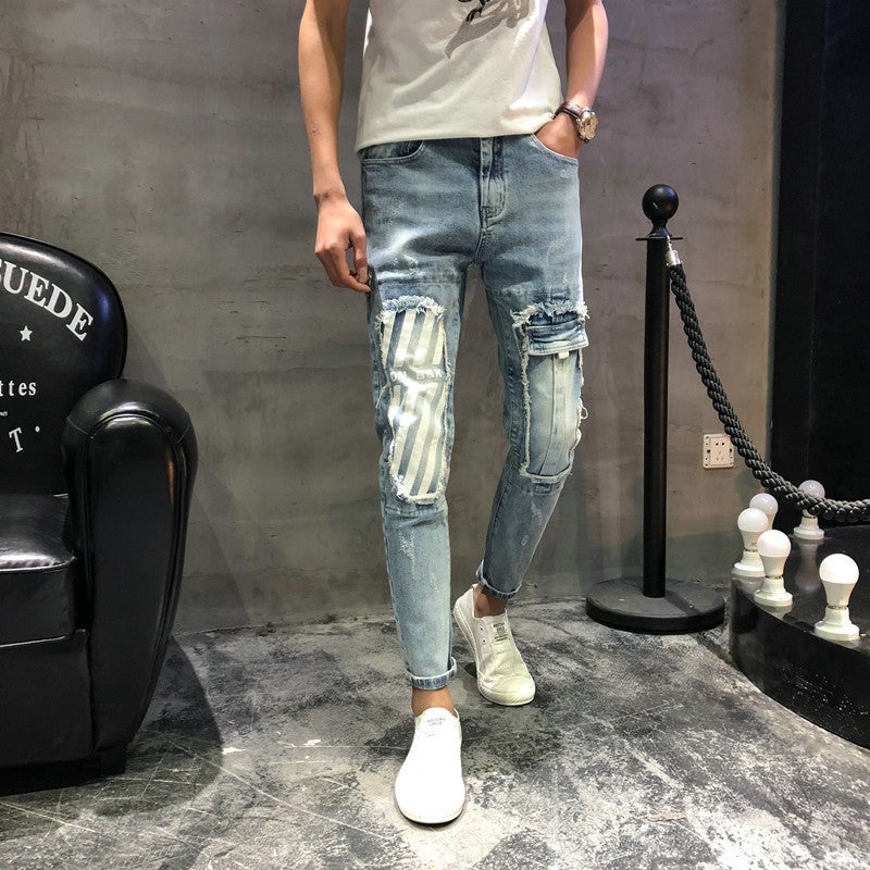 Unisex Classic Denim Jeans Loose Fit Daily Outdoor Wear - Image 5