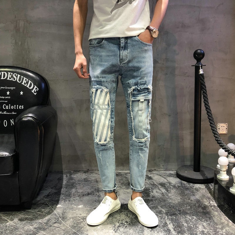 Unisex Classic Denim Jeans Loose Fit Daily Outdoor Wear - Image 2