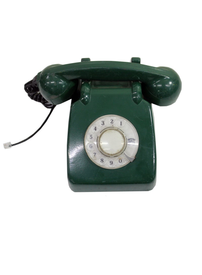 Latas Old Style Rotary-Vintage Telephone, Nostalgic, Classic Style,Home, Office, Landline Phone, Traditional Bell Ring Tone|Working Condition (GREEN)  - Image 3