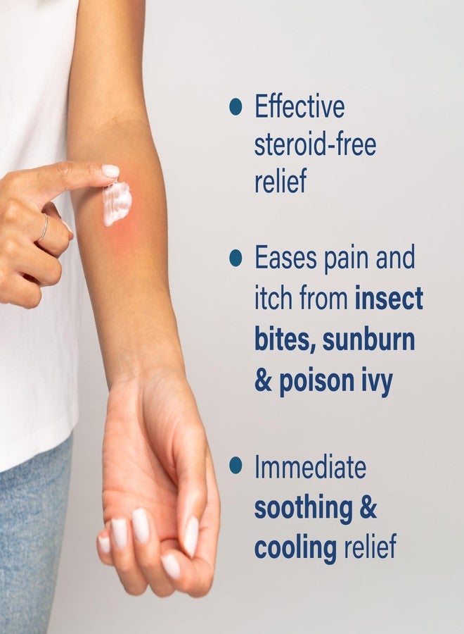 Sarna Calm + Cool Anti-Itch Lotion, Soothe and Relieve Pain and Itch from Insect Bites, Sunburn, & Poison Ivy, Contains 1% Pramoxine Hydrochloride, 0.5% Menthol, Vegan, Steroid-Free, 7.5oz - Image 2