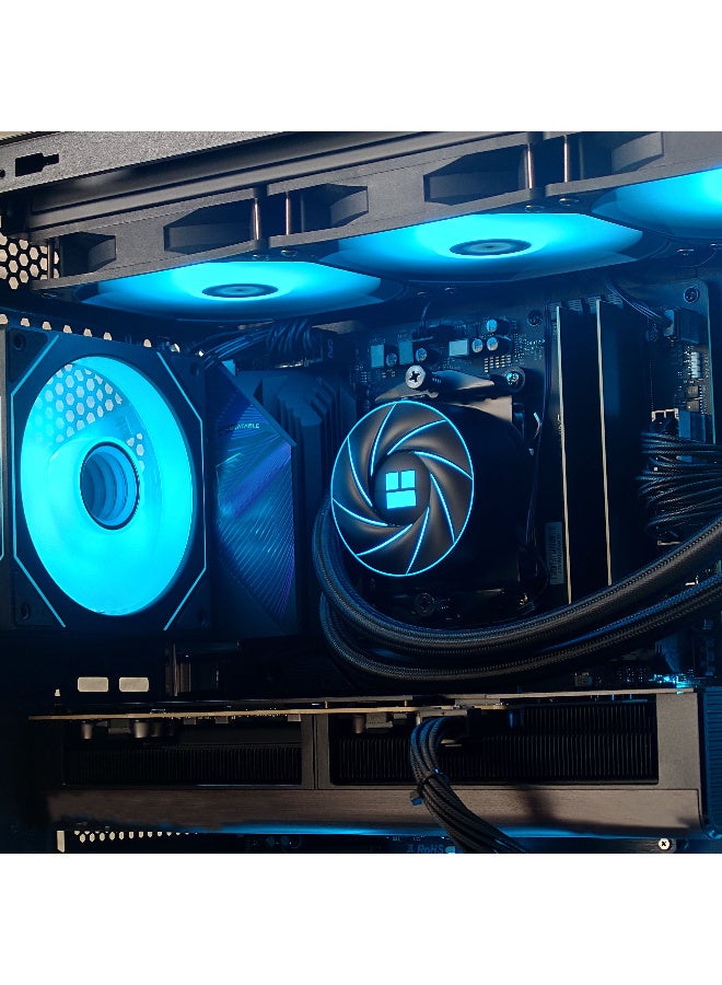 إنتل جهاز كمبيوتر للألعاب ومحطة عمل: معالج Intel Core Ultra 7 270K Plus (بسرعة 5.5 جيجاهرتز و24 نواة) | بطاقة رسوميات RTX 5060 (سعة 8 جيجابايت GDDR7) | ذاكرة RAM سعة 32 جيجابايت DDR5 | وحدة تخزين 1 تيرابايت NVMe SSD | نظام تبريد 360 مم | نظام تشغيل Windows 11 Pro - Image 4