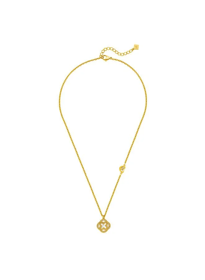 Natalia Gold Plated Stainless Steel Pendant Necklace for Women