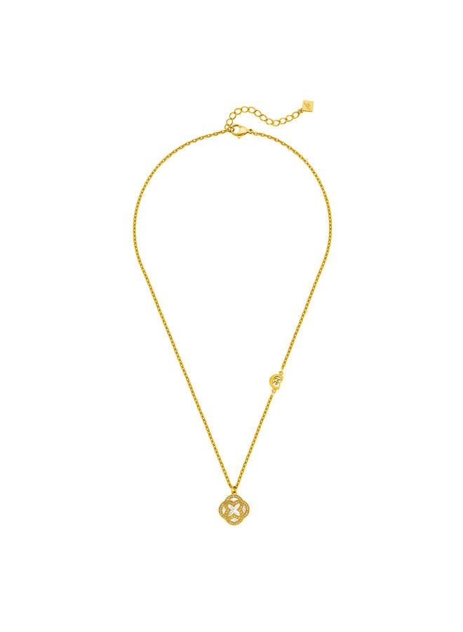 CERRUTI 1881 Natalia Gold Plated Stainless Steel Pendant Necklace for Women - Image 1