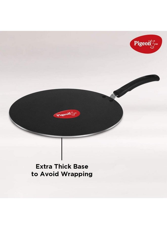 pigeon Pigeon by Stovekraft Non-Stick Aluminium Multi Tawa (31cm, Black)  - Image 3