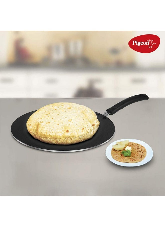 pigeon Pigeon by Stovekraft Non-Stick Aluminium Multi Tawa (31cm, Black)  - Image 4