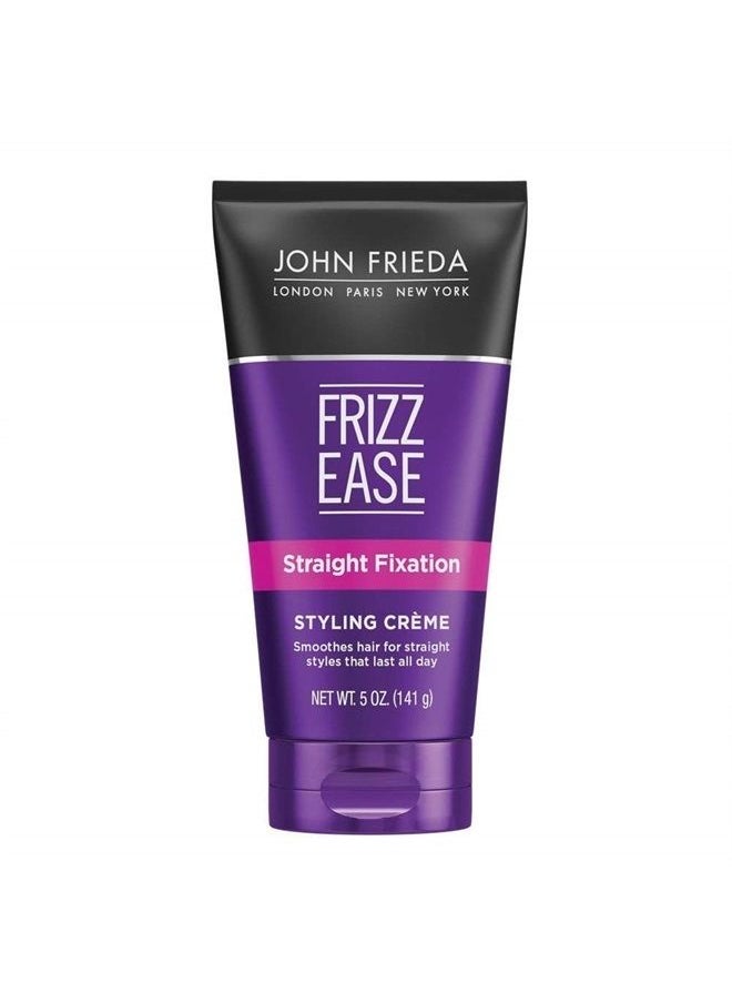 John Frieda - Frizz-Ease Straight Fixation Styling Creme 5 oz (Pack of 7) - Image 1