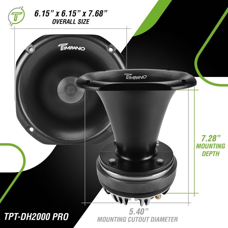 Timpano TPT-DH2000 PRO Compression Driver Horn - Image 4