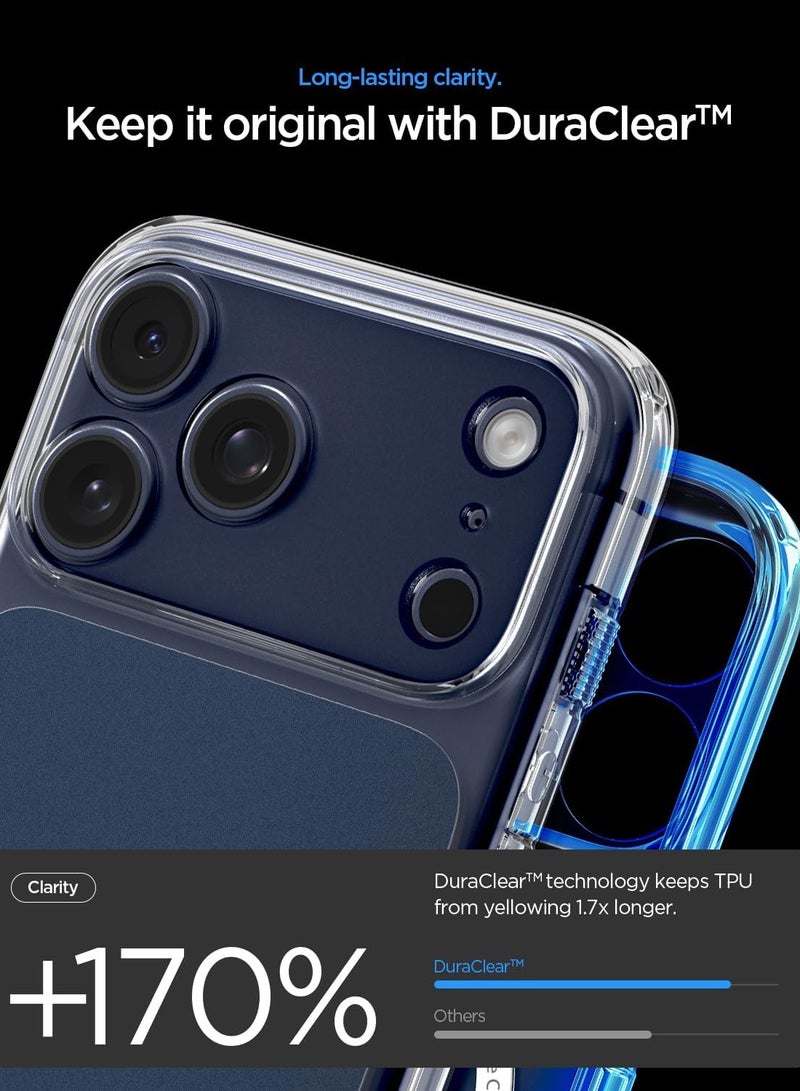 Spigen Ultra Hybrid T MagFit for iPhone 17 PRO Case Cover [Camera Control Button Cover] with MagSafe (2025) - Matte Blue - Image 5