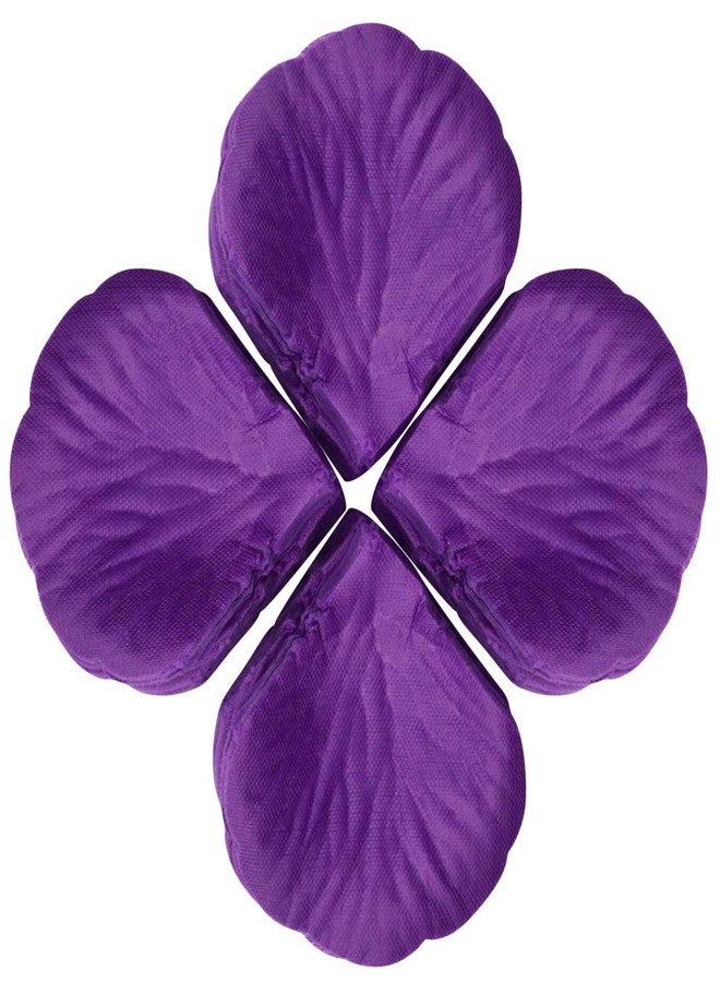 obmwang 2000 PCS Artificial Silk Rose Petals for Wedding Party Favors Decoration and Vase Home Decor Wedding Bridal Decoration. Purple - Image 3