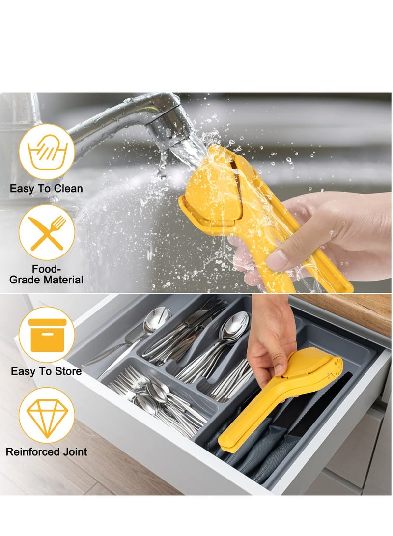 Handheld Lemon and Lime Squeezer, Manual Citrus Juicer, Easy Press Juicer Tool for Fresh Juice, Compact Citrus Press for Home and Bar Use - Image 2