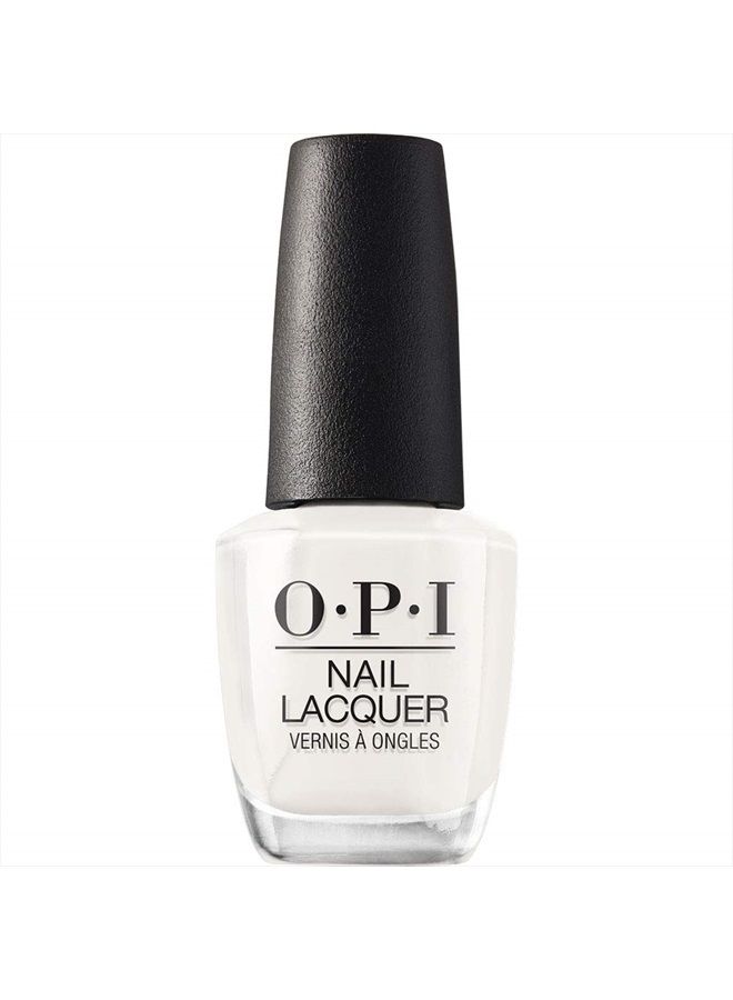 OPI Nail Lacquer, Funny Bunny, White Nail Polish, 0.5 fl oz - Image 1