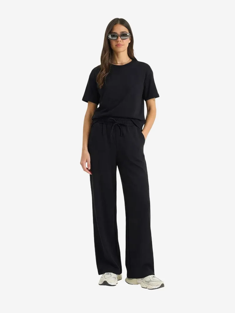 بيانكو لوتشي LUCCI Crew Neck T-Shirt and Pants Two-Piece Set