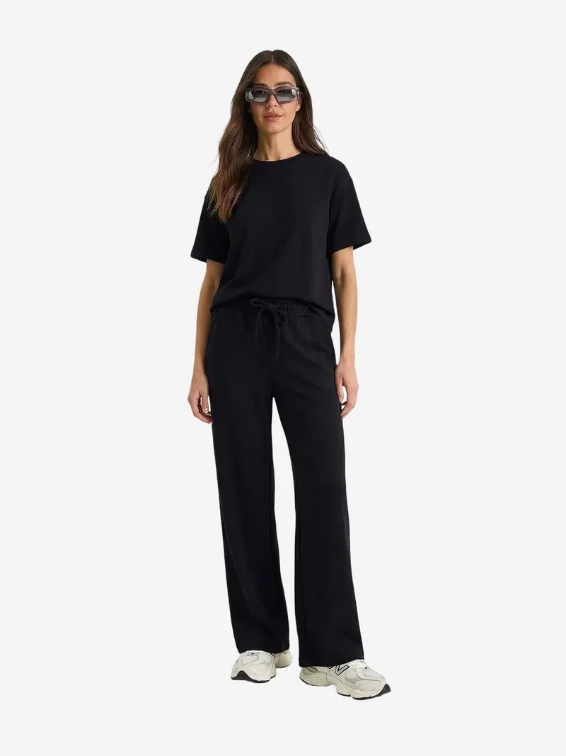 بيانكو لوتشي LUCCI Crew Neck T-Shirt and Pants Two-Piece Set