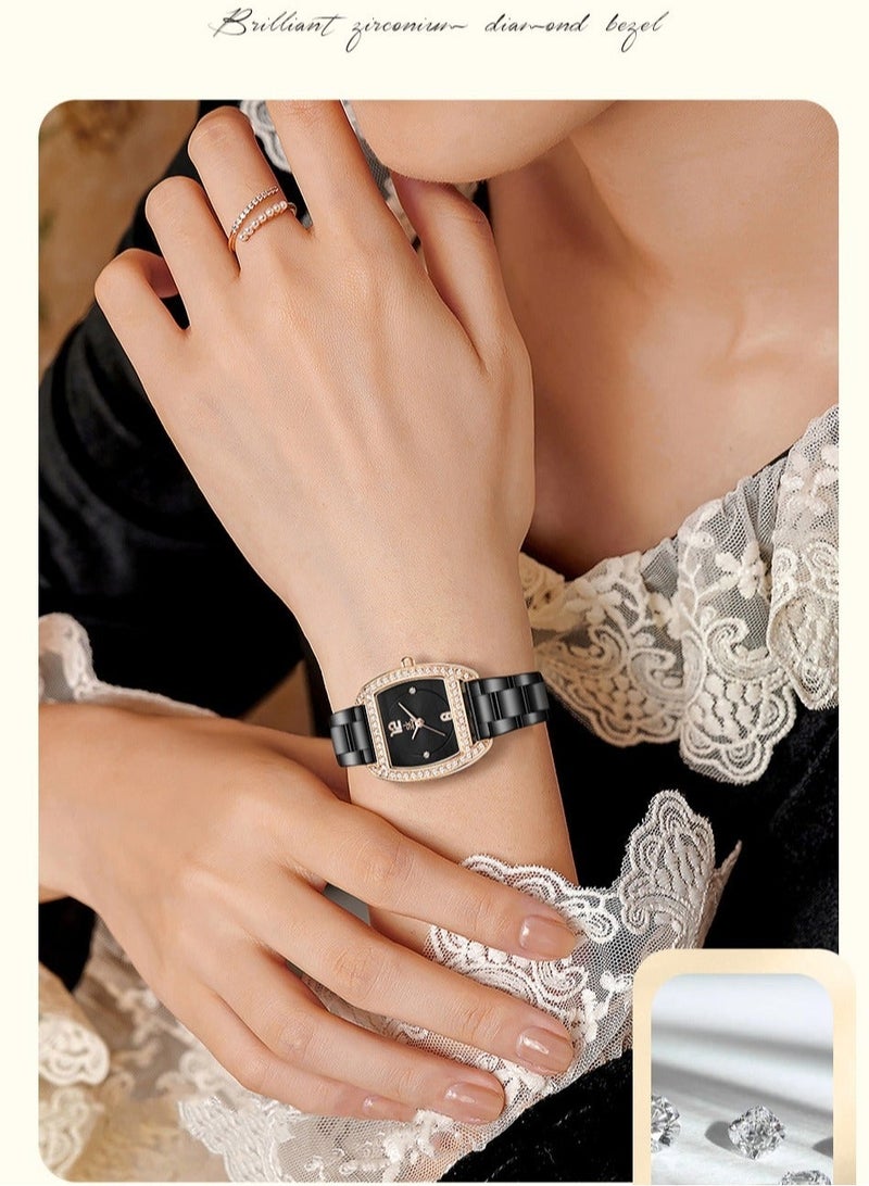 SK Ladies Business Fashion Diamond Waterproof Quartz Watch - Image 3