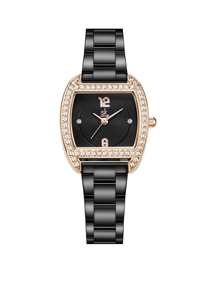 SK Ladies Business Fashion Diamond Waterproof Quartz Watch - Image 1