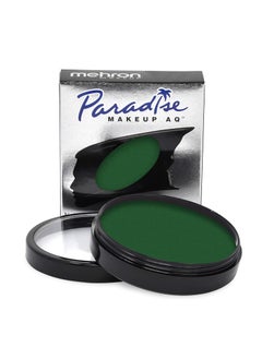 mehron Mehron Makeup Paradise Makeup AQ Pro Size | Stage & Screen, Face & Body Painting, Special FX, Beauty, Cosplay, and Halloween | Water Activated Face Paint & Body Paint 1.4 oz (40 g) (Dark Green) 