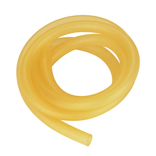 StonyLab Rubber Tubing, Pure Latex Amber Tubing Natural Rubber Tube 3/8'' (9mm) OD 1/4'' (6mm) ID Highly Elastic and Strong - 1 Meter - Image 1