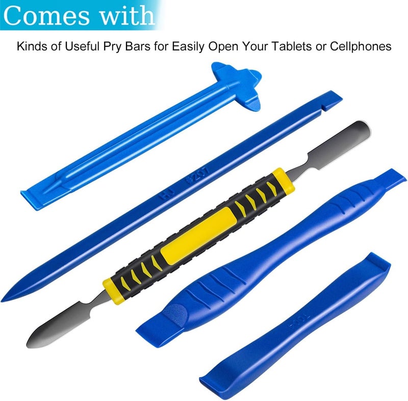 Warmstor 24Pcs Electronics Repair Tool Kit with Precision Screwdriver Set, Battery Screen Replacement Tools Kit for Opening Fix iPhone X 11 12 13 14 15 16 Pro Max Plus, Computer, Tablet, Xbox, Watch - Image 4