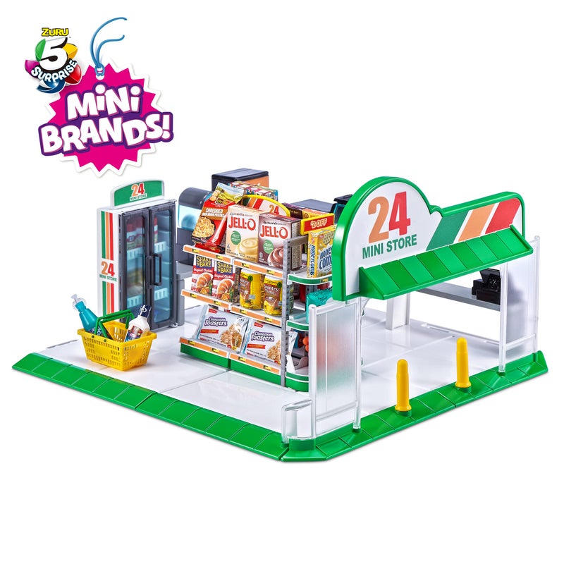 5 Surprise Mini Brands Mini Convenience Store Playset with 1 Exclusive Mini by ZURU, Multicolor - Image 5