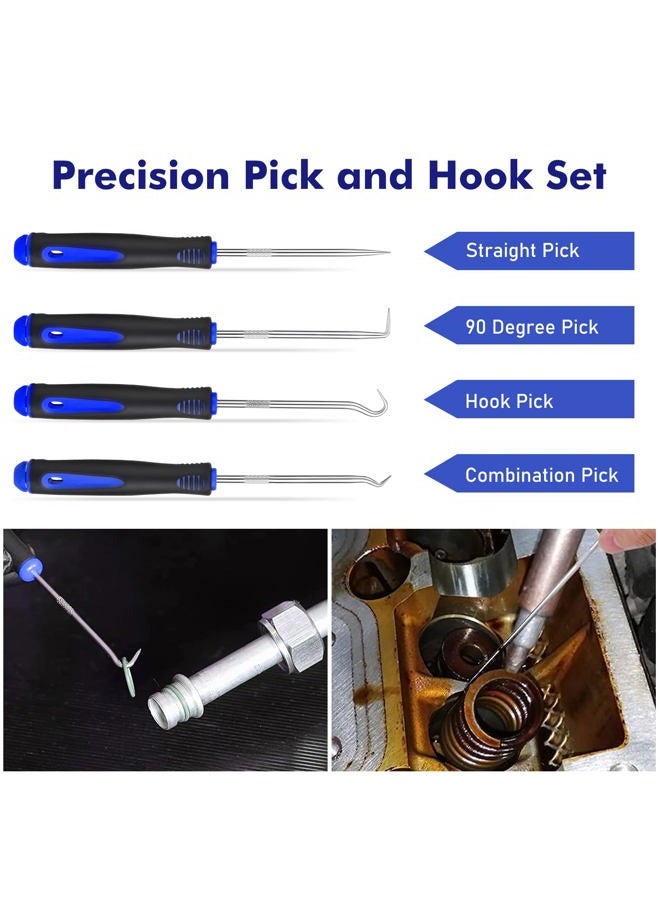 GLK 248pcs Trim Removal Tool, Pry Tool, Door Panel Radio/Stereo Terminal Removal Tool Kit, Fasteners Remover, with Car Retainer Bumper Clips,Automotive Hook Set, Blue - Image 5