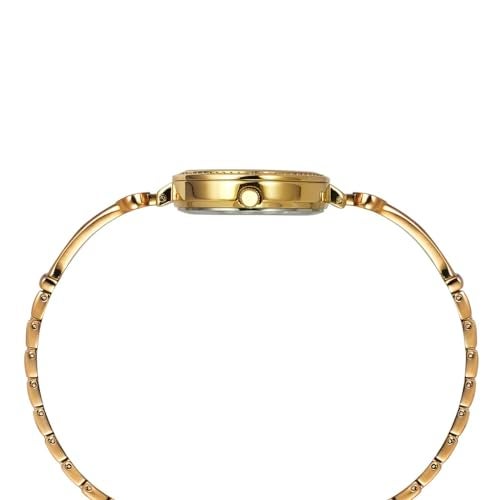 TIMEX Fria Analog Watch for Women with Mother of Pearl Round Dial & Gold Brass Bracelet Band Water Resistant Women's Wrist Watches - TWEL18401 - Image 5