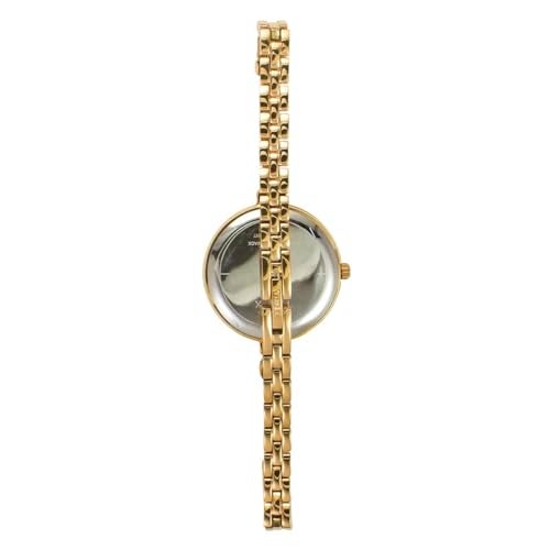 TIMEX Fria Analog Watch for Women with Mother of Pearl Round Dial & Gold Brass Bracelet Band Water Resistant Women's Wrist Watches - TWEL18401 - Image 4