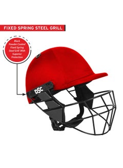 DSC Avenger PRO Premium Cricket Helmet | For Men & Boys | Fixed Spring Steel Grill | Back Support Strap | Neck Guard | Lightweight  - Image 5