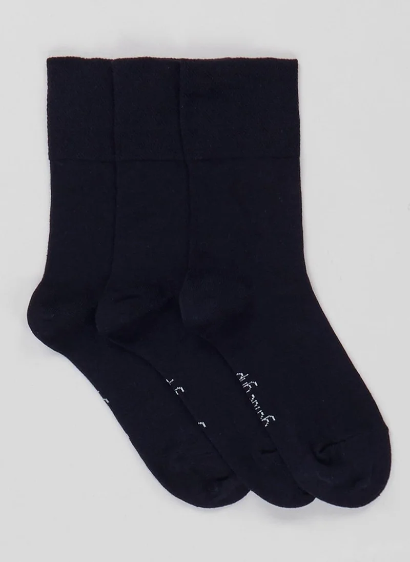 Matalan 3 Pack Gentle Grip Ankle Socks