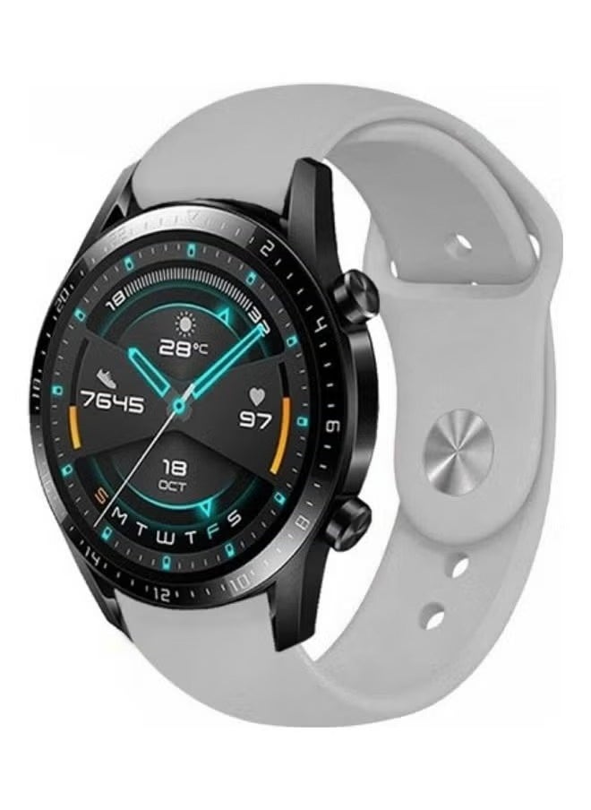 فيسوس Silicone Replacement Band for Huawei GT2 Watch Grey 