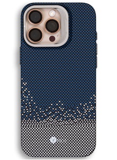 Blue dotted white