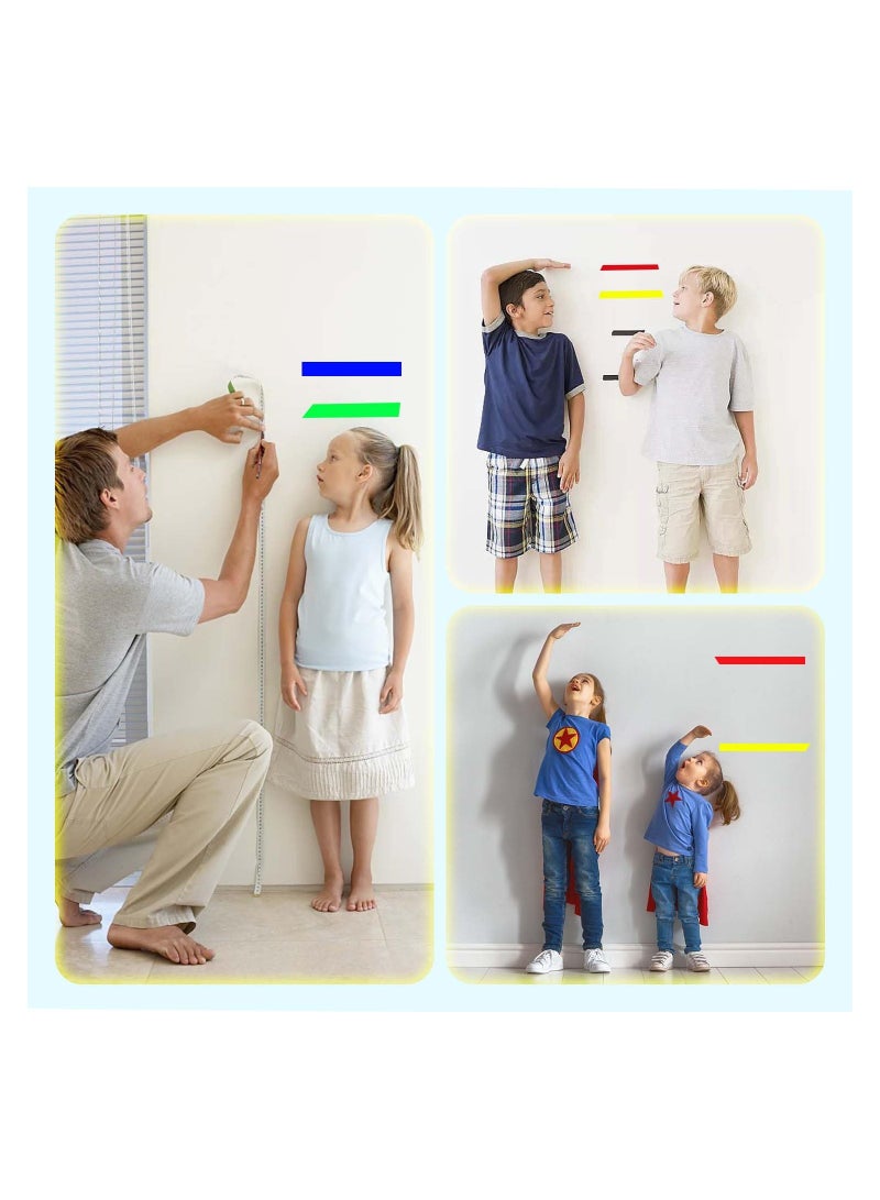 SYOSI 7 Pcs Pinstripe Tape Whiteboard Line 8mm Thin Dry Erase Board Lines for Graphic Chart Art Grid Marking Identification Transformer Insulation Color 216ft Per Roll - Image 3