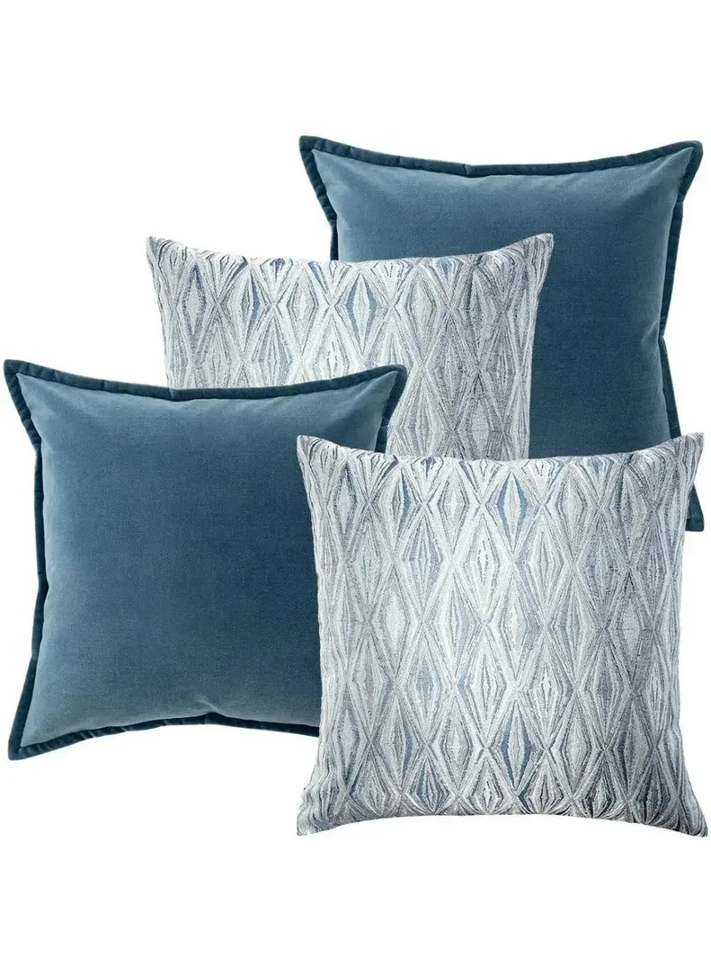 KNOT HOME Cushion Luke Bundle (with filler) Pillow Knot Home Cover Set for Modern Sofa Contemporary Living Room Bedroom and Office Soft Washable