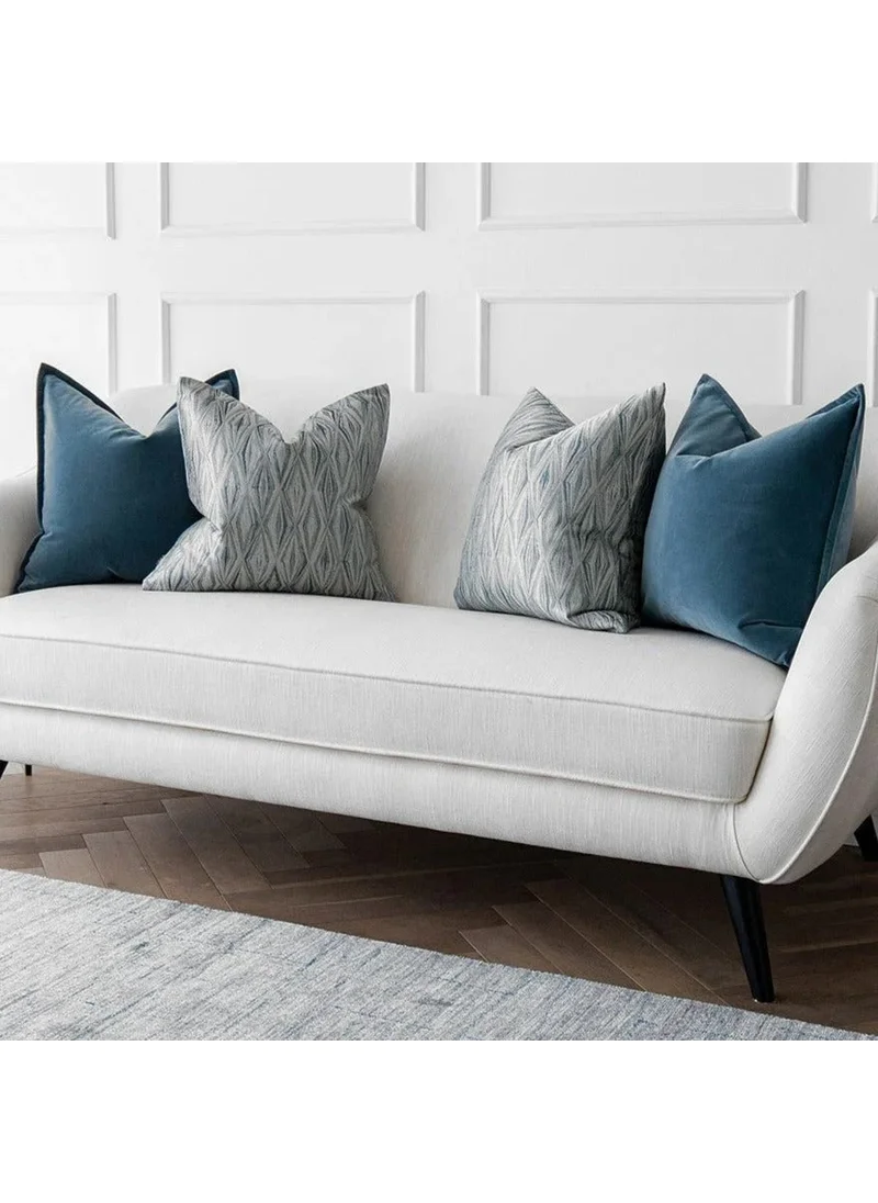KNOT HOME Cushion Luke Bundle (with filler) Pillow Knot Home Cover Set for Modern Sofa Contemporary Living Room Bedroom and Office Soft Washable