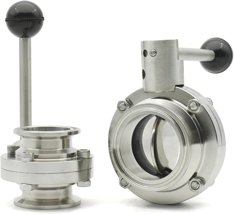 Stainless Steel 316L Three Clip Valve 32mm Ferrule 50 5mm OD - Image 2