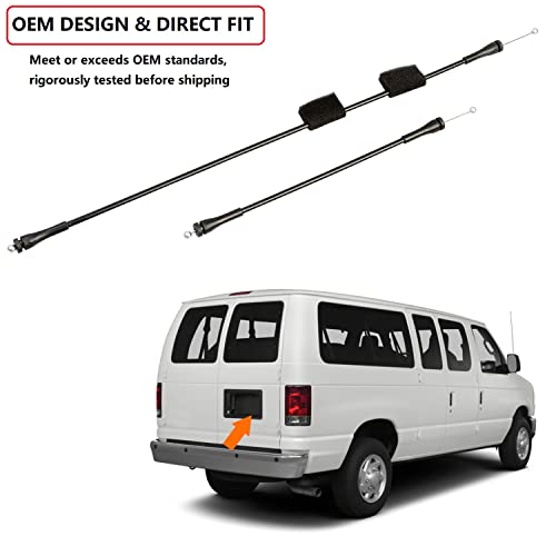 VKVXCLON Door Latch Cable Rear Right Side Compatible with Ford E150 E250 E350 E450 E550 Econoline Van 1992-2014 Rear Cargo Door Latch Release Cable Replaces# 8C2Z15431A02C 924-351 - Image 3