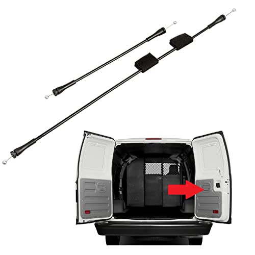 VKVXCLON Door Latch Cable Rear Right Side Compatible with Ford E150 E250 E350 E450 E550 Econoline Van 1992-2014 Rear Cargo Door Latch Release Cable Replaces# 8C2Z15431A02C 924-351 - Image 1